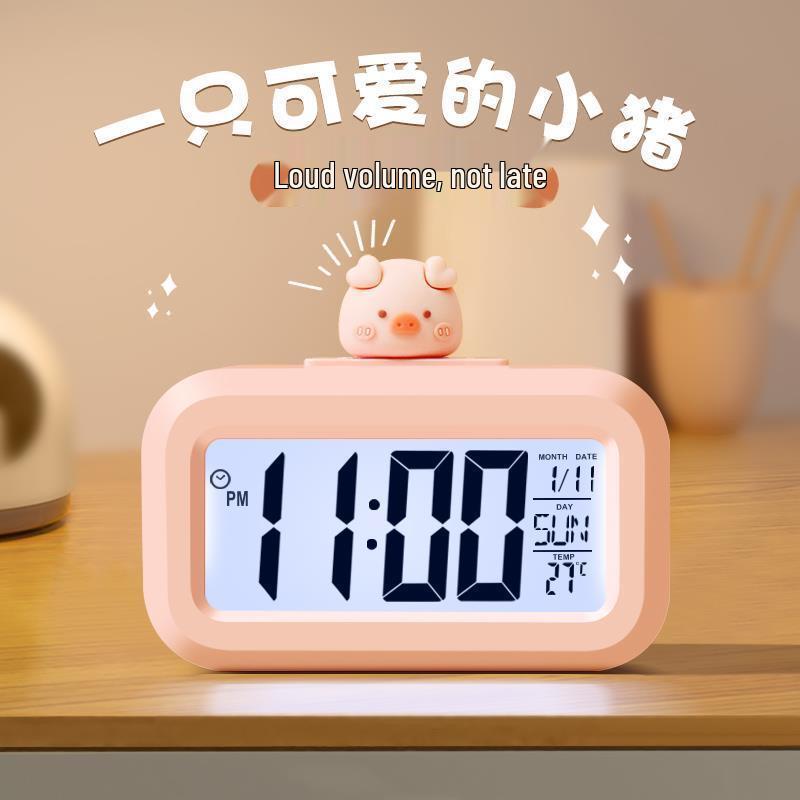 Compact Student Alarm Clock with Loud Alarm for Dorm or Desk