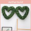 Artificial Christmas Wreath Handmade Green Leaf Plastic For Wedding Celebrations