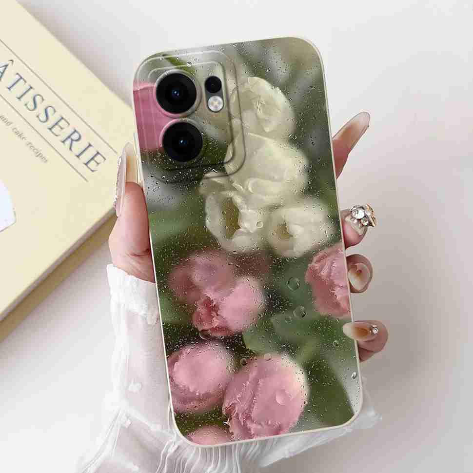 Flower Rabbit Case For OPPO Reno 13F 4G 5G Silicone Soft Cover For OPPO Reno13 F Reno13F 5G CPH2699 2025 Fundas Capas