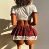 Schoolgirl Costumes Sexy Role Play Uniform Erotic Costume Naughty Lingerie Plaid Night Halloween Women Roleplay Sex Cosplay