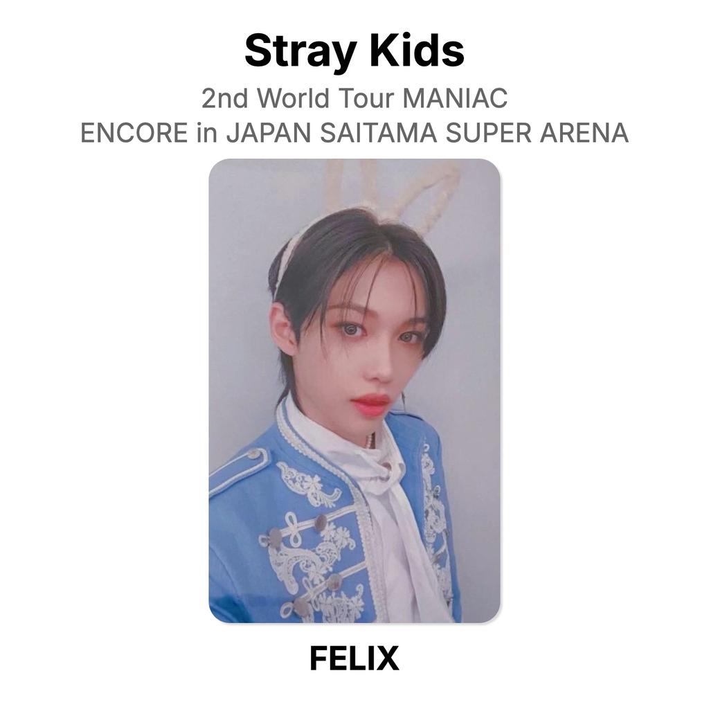 Stray Kids 2nd World Tour MANIAC ENCORE in JAPAN SAITAMA SUPER ARENA Official Photocard