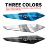 3D Kovové Auto Dveře Karoserie Blatník Dekorace Znak Samolepky pro Toyota Chr Corolla Camry Rav4 Yaris Hilux Prius Avensi Verso