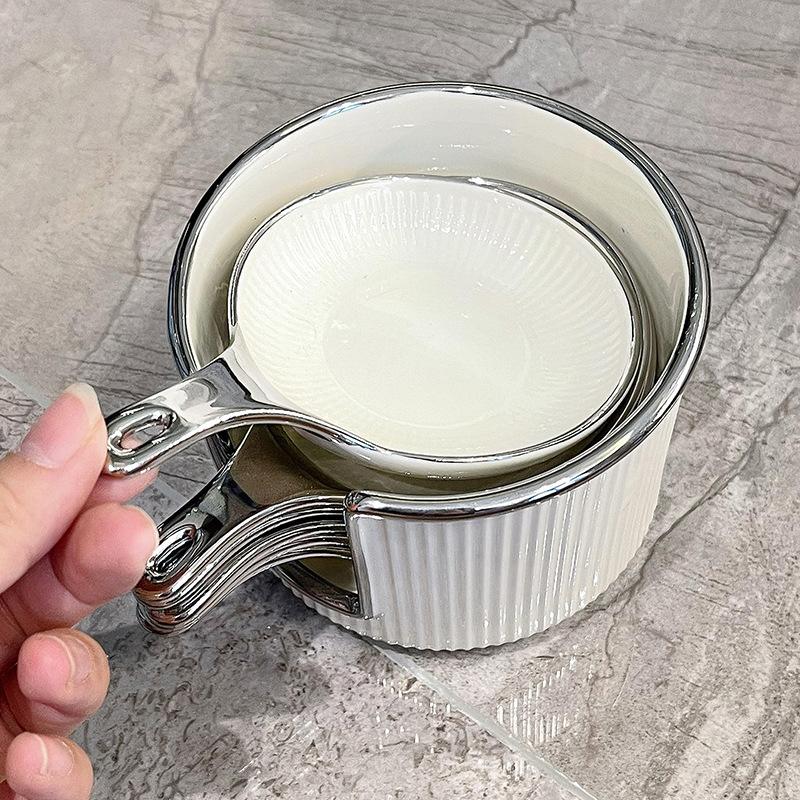 Light Luxury Dipping Dish Household Seasoning Dish Plate Storage Dish Hot Pot Seasoning Dish Soy Sauce Saucer Vinegar Saucer