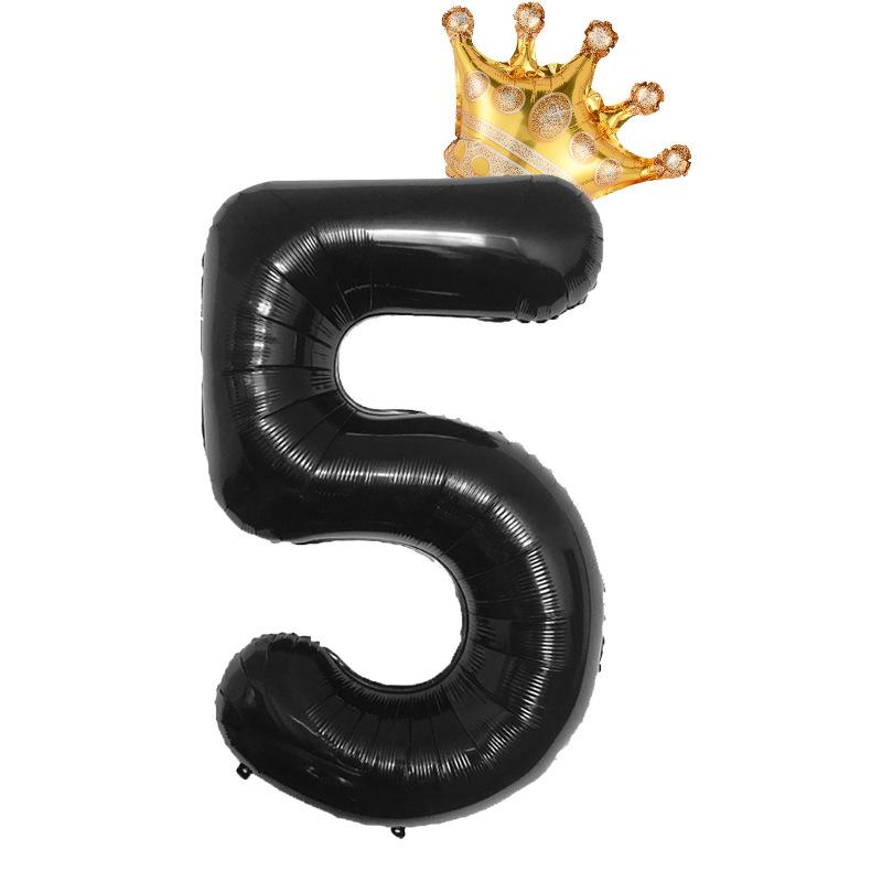 Balon Folie Număr Curcubeu 32 Inch Balon Digital Mini Număr Balon Folie Metalică pentru Petrecere Zi de Naștere Nuntă Decor Fundal