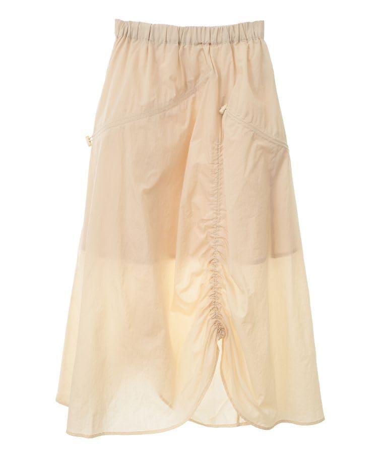 

Music Drawstring Gathered Skirt 01000064902 Ivory Free Size [Earth & Ecology] слонова кістка