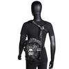 Borsa da Moto Punk Europea e Americana Teschio Monospalla da Donna Crossbody PU Borsa da Vita da Esterno