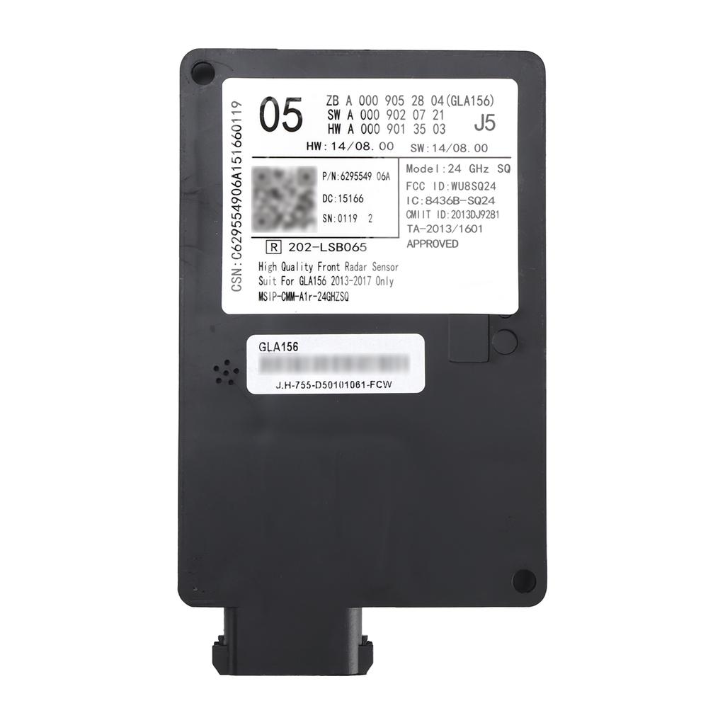 Front Radar Sensor Control Unit A0009052804 For Mercedes C-Class GLA156 13-17