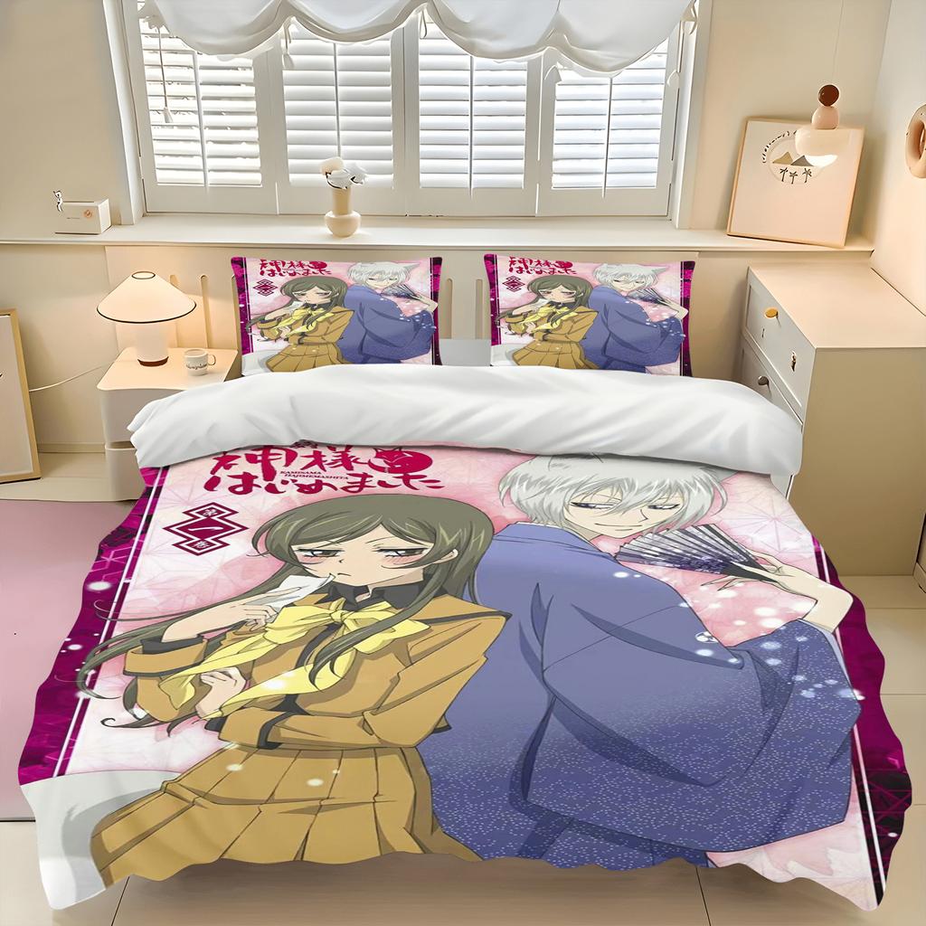 Nanami Duvet Cover Kamisama Kiss Cartoon Quilt Home Pillowcase Set Adult Bedroom Children Comforter Bedding