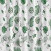 Shower Curtain Simple Wind Green Leaves Print Bathroom Curtains Waterproof Quick Dry For Toilet Modern Style 200Cm Peva Fabric
