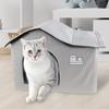 Cat Cooling House for Indoor Outdoor with 10 Ice Packs Multipurpose Easy Clean Dustproof Breathable