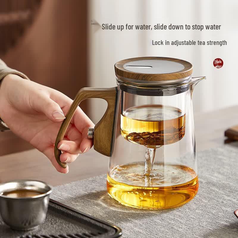 Yihucha Glass Teapot & Titanium Cup Tea Set