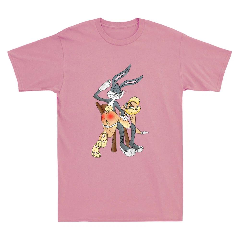 Men s and Women s T-shirts Bugs Bunny and Lola Funny Bunny Rabbit Cartoon Spoof Gift Vintage XXXXL