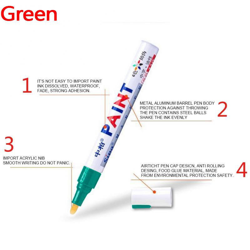 Auto Auto Füllen Kratzer Reparatur Farbe Stift Pflege Auto Styling Permanent Farbe Marker Fix Tool DIY Fettige Graffiti Stift Klar entferner