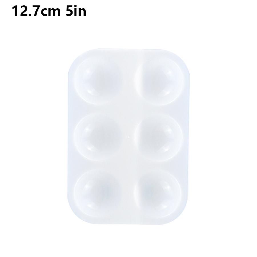 Multi-Shape Artist Palette Durable Plastic Paint Mixing Trays for Acrylic Watercolor Oil Painting Assorted Sizes Easy-Clean JXB