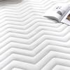 Hochwertiger Luxus-Bettlaken-Matratzenschoner aus gesteppter Baumwolle mit antibakterieller Faserfüllung und Anti-Milben-Bequemlichkeit