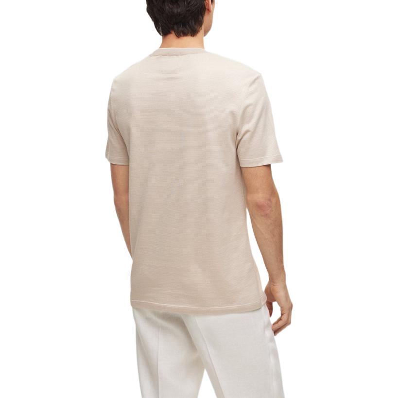 Hugo Boss T Shirts Men's Beige Crew Neck 50486238-217