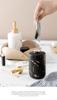Gold Marble Ceramic Dispenser for Liquid Soap, Gel, or Shampoo