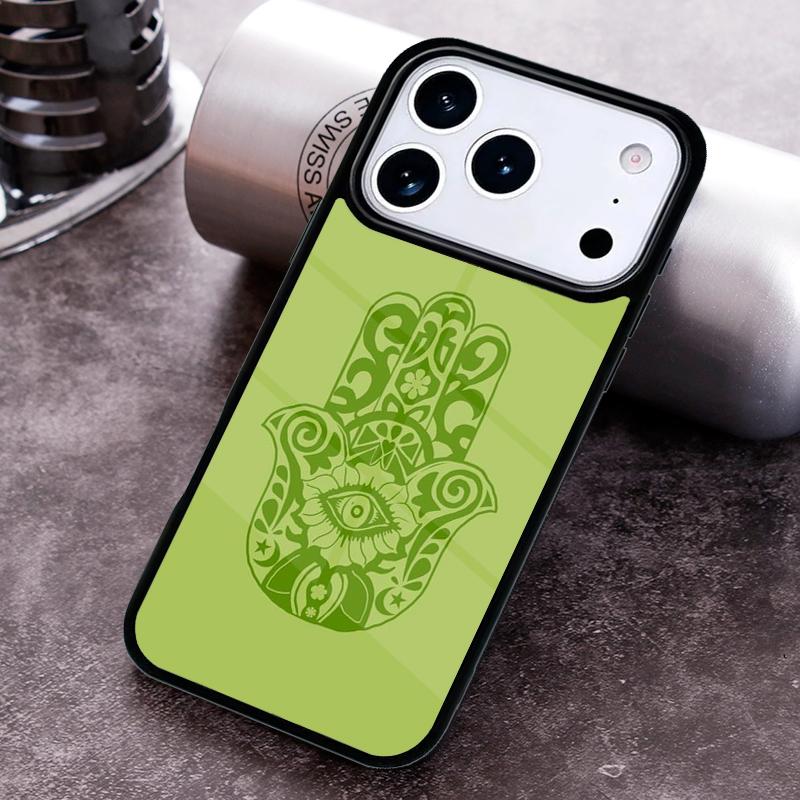 Hamsa Hand of Fatima Phone Case for iPhone 17 16 15 Pro Max Air 14 13 12 11 Plus Shockproof Cover