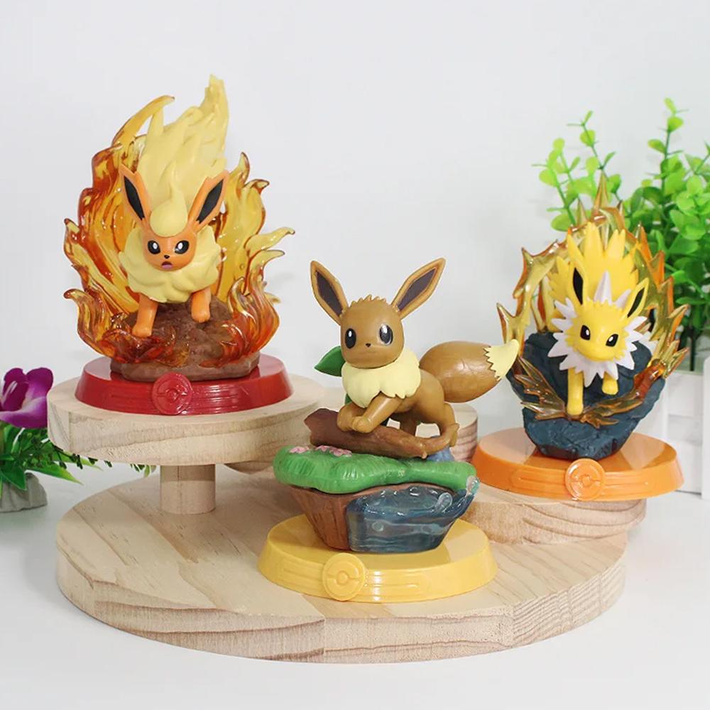 Adventure Eevee Blind Box Pokemon Action Figure Mystery Box Collection Doll Home Decor Children's Birthday Gift Toy