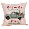 Happy Valentine's Day Throw  Case Rose Sweet Love  Cushion Cover