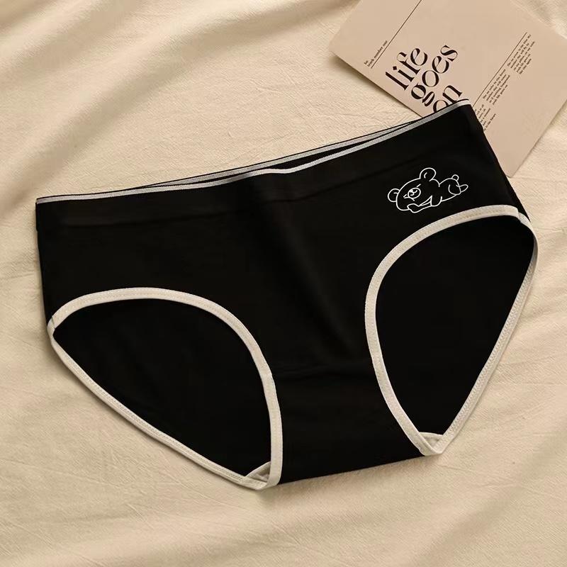 Soft Briefs Comfortable Sexy Mid-rise Lingerie for Ladies Sports Panty Women Underwears Intimate Underwear Women's Panties