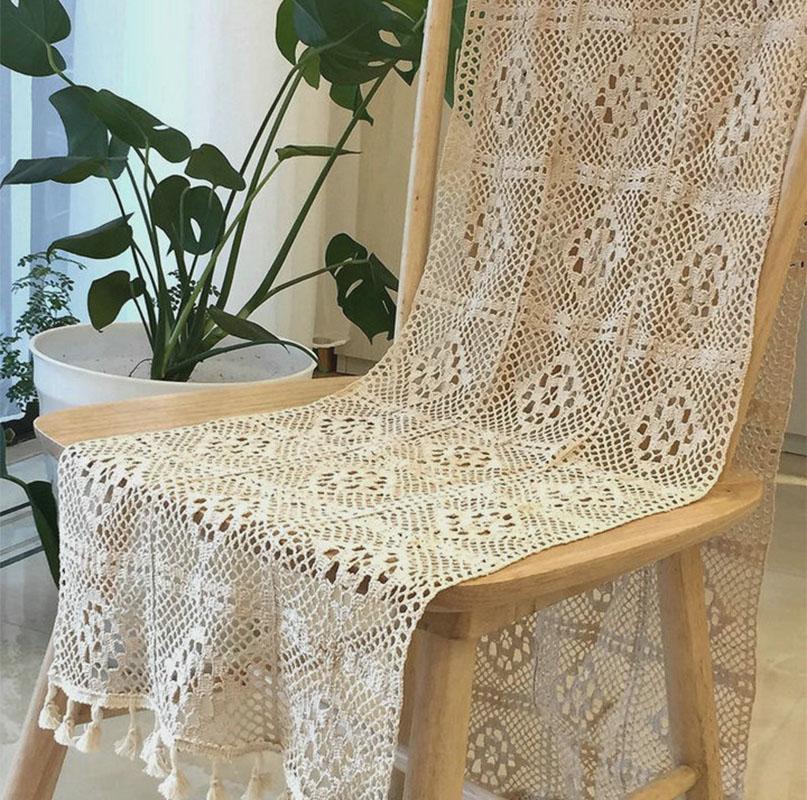 Cintura Tessuta in Pizzo Crochet di Cotone ad Alta Qualità per Cucito Abbigliamento Tessuto Fatto a Mano Accessori per Tovaglia Tenda