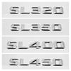 Car Rear Trunk Stickers for Mercedes Benz SL350 SL400 SL450 SL500 SL550 SL600 Auto Tail Box 3D Emblem Badge Decal RN1