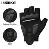 INBIKE Fahrradhandschuhe Sommer MTB Fahrradhandschuhe für Herren Gelgepolsterte Halbfinger Rennradhandschuhe Zubehör
