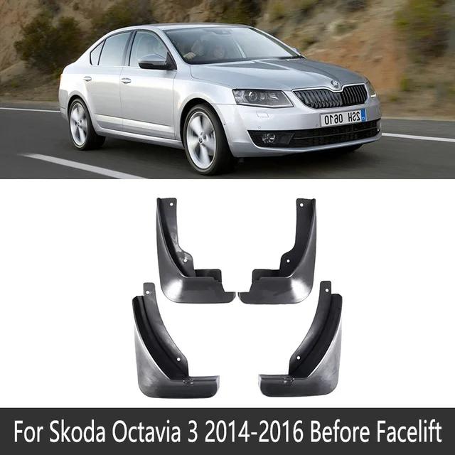 4PCS for Skoda Octavia 3 A7 5E Sedan MK3 2014~ Mudguards Mudflaps Fender Mud Flap Splash Guards Accessories 2015 2016 2018