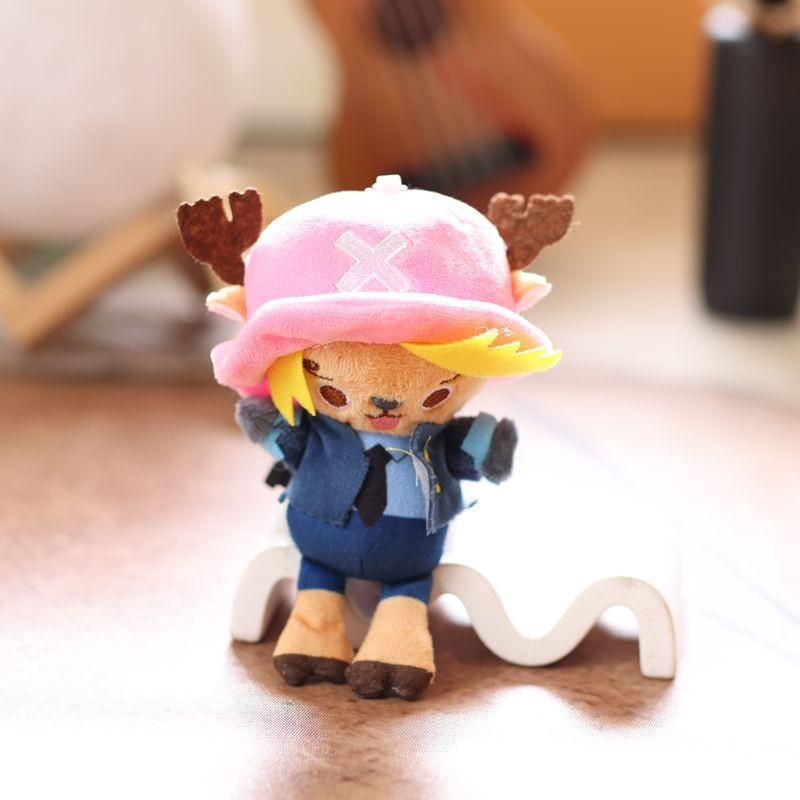 Anime One Piece Toy Keychain Cute Chopper Luffy Figure Collectible Teens For