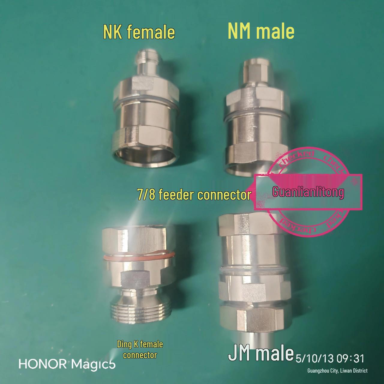 

Повністю мідний штекер-роз єм NM Male 7/8 для коаксіального кабелю 7/8 50-22 NM Male Connector