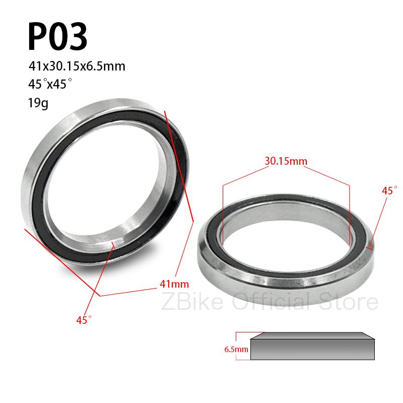 Bike Bearings For Headset 41/41.8/46.9/47/49/52mm MTB Road Bicycle Headset Bearing Repair Steel Cycling Part Bike Accessories