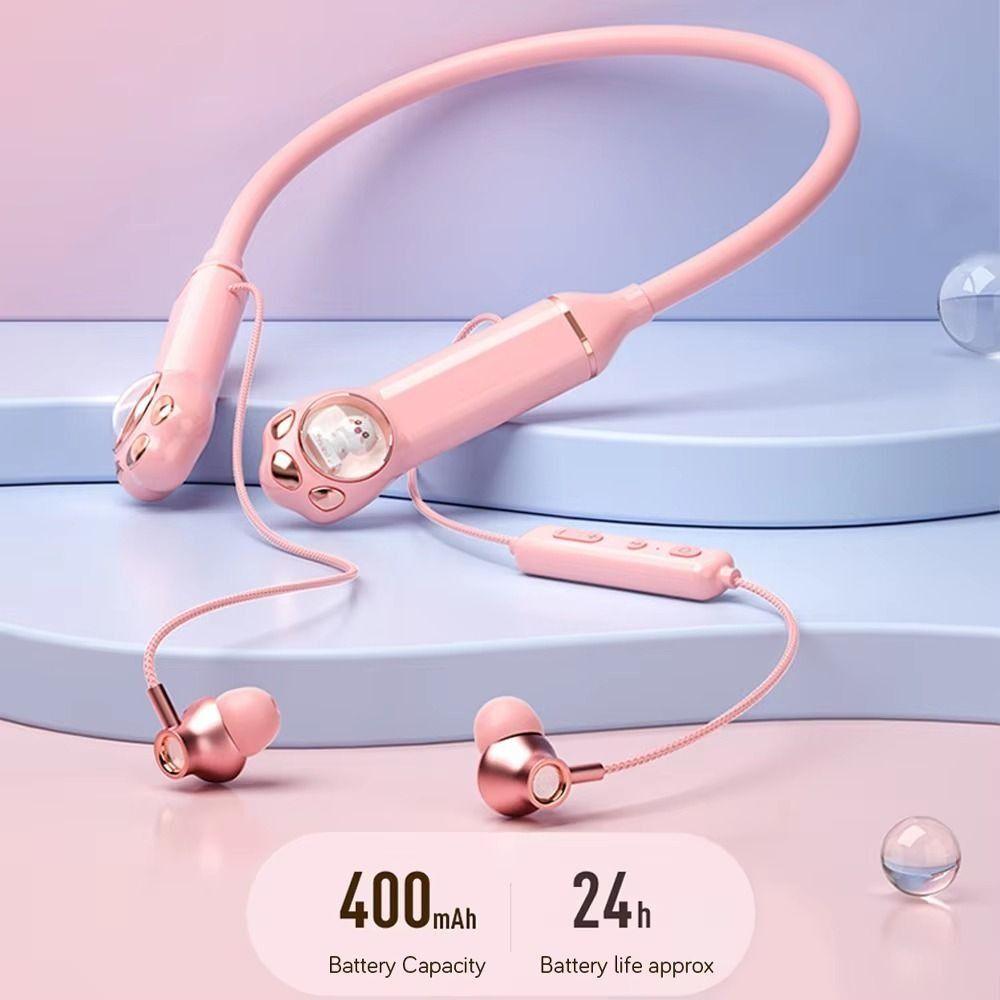 Neckband Bluetooth Earphone Waterproof Neckband Headphones 5.3 Headset Wireless Headphones  Phone