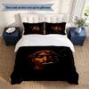 Tupac 3‑Piece Bedding Set Soft Microfiber Duvet Cover Pillowcases Comfortable Bed Linen for Bedroom Decoration