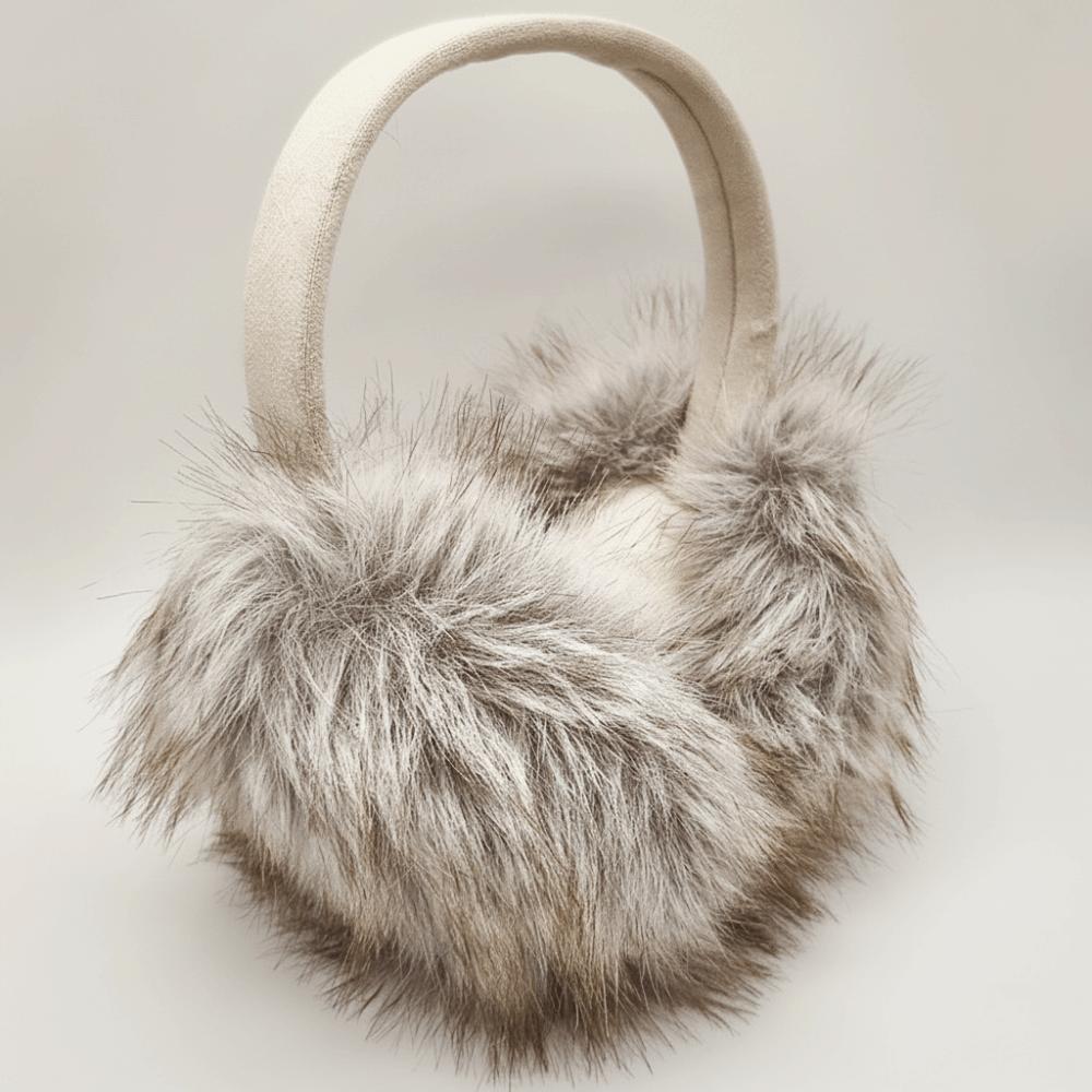 Windproof Ear Protectors Foldable Ear Warmers Fashion Plush Ear Muffs  for Women