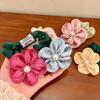 Korean New Sponge Floral Elastic Hair Bands Big Size Hair Rope Ties Women Barrettes Headwear Girls Hair Accessories