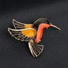 Bird Alloy Unisex Brooch Pins Fashion Decor Electroplating Broochpins Brooches for Women Girls Fashion Dress Wedding Clothing