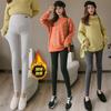 Real Shot, Maternity Leggings, Trousers, Winter Wear, Piled and Thickened Versatile Thermal Cotton Pants, Autumn and Winter Models Look Thin