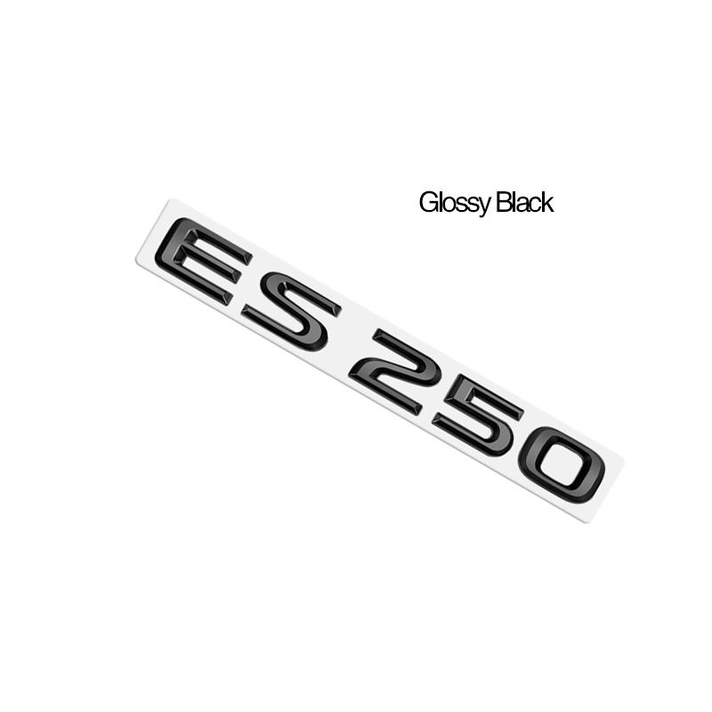 AAOU1 Metal Emblem Car Sticker Badge Decal Body Trunk Decor for Lexus Hybrid IS250 IS300 ES250 ES260 ES300 ES350 LS400 Glossy Black