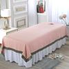 Thickened Cotton Linen Massage Bed Sheet - Solid Color