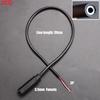 JCD 5Pcs 2.5/3.5mm Audio Cable Connector 2 3 4 Pole Mono Stereo Male Plug Female Jack Extension Wire AUX Headphone DIY Repair