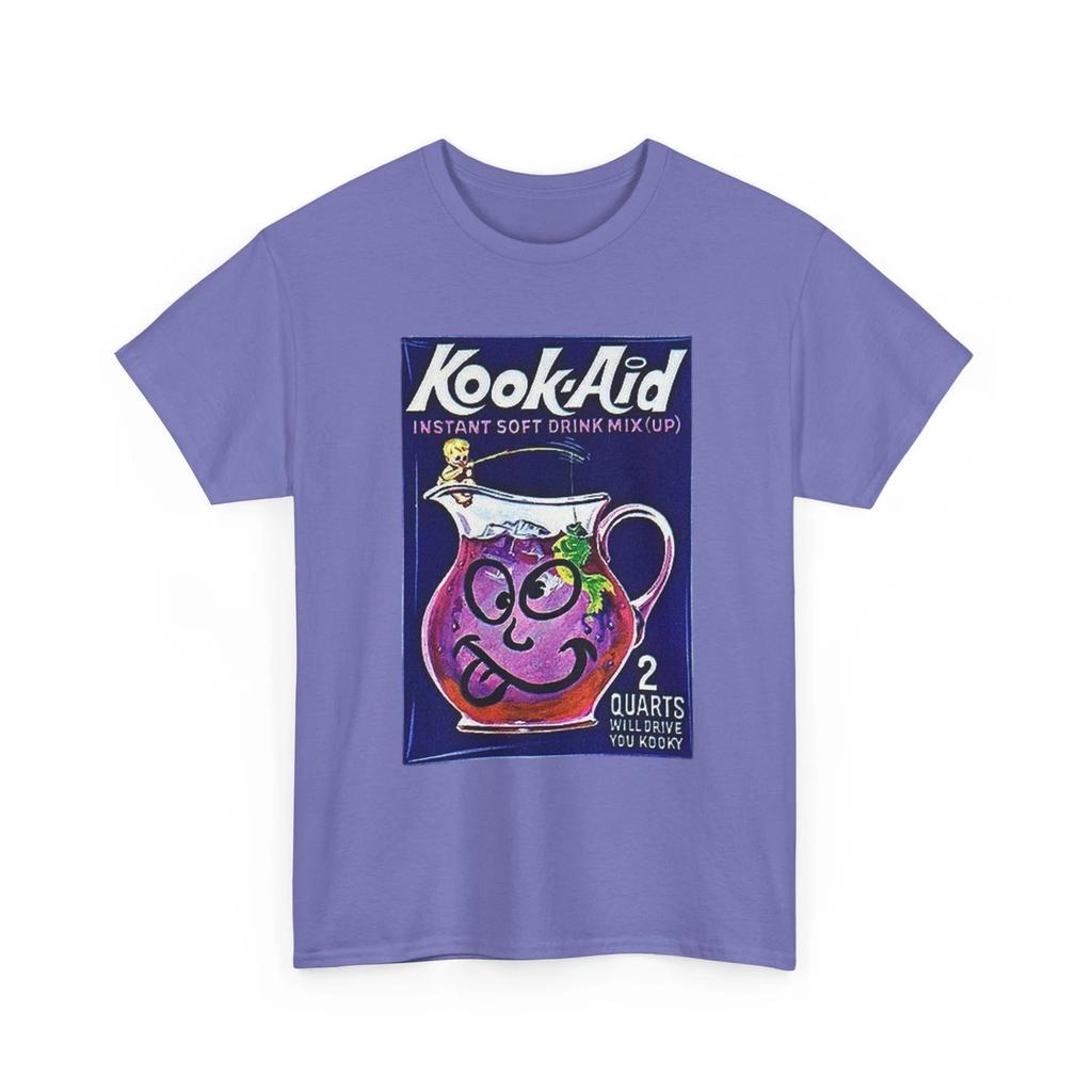 Wacky Packages Kook-Aid Drink Mix Printed T Shirt Funny Kool-Aid Parody