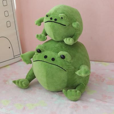 20 /32cm Funny Plush Frog Toys Kawaii Ugly Frog Pillow Stuffed Soft Animal Dolls Creative Toys For Kids Boys Birthday Decor Gift