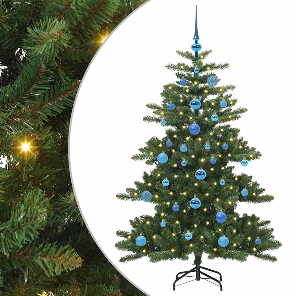 Artificial Foldable Christmas Tree Green 150 Cm PVC and Steel