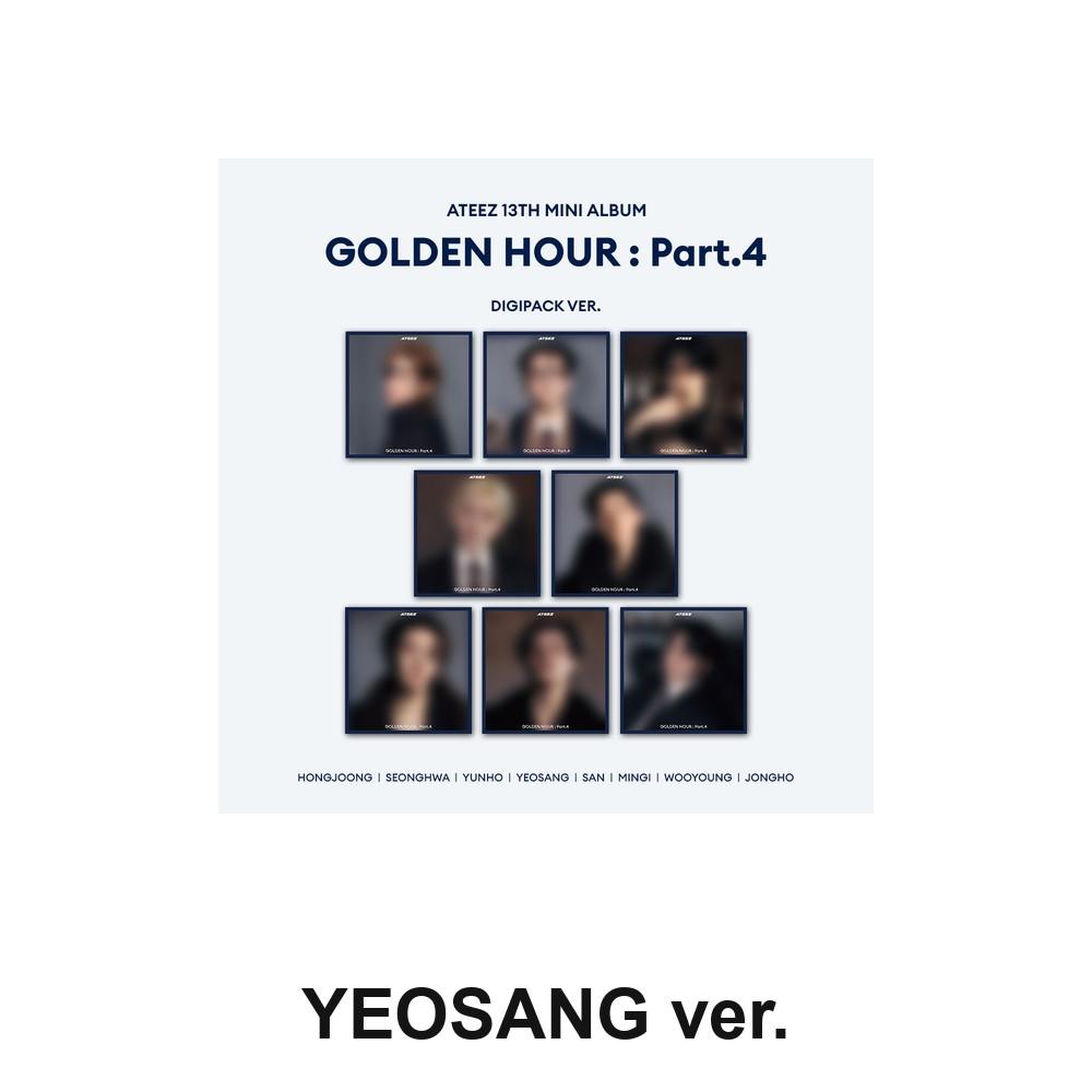 [Ready Stock] Ateez - 13th Mini Album [Golden Hour : Part.4] (Digipack Ver.)