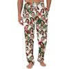 Men's Custom Pajama Pants with Pockets, Casual Long Sleep Pants for Home