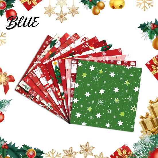 Handmade Greeting Card Supplies 12 Sheet Christmas Scrapbook Paper Winter Holiday Craft 5.9 x Inch Tree Snowflake Paper Snowman Decorative Cardstock