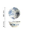 Retro Style Flowers Ceramic Plate Home Daily Afternoon Tea Dessert Snack Plates High End Restaurant Delicious Dishes Soup Plate