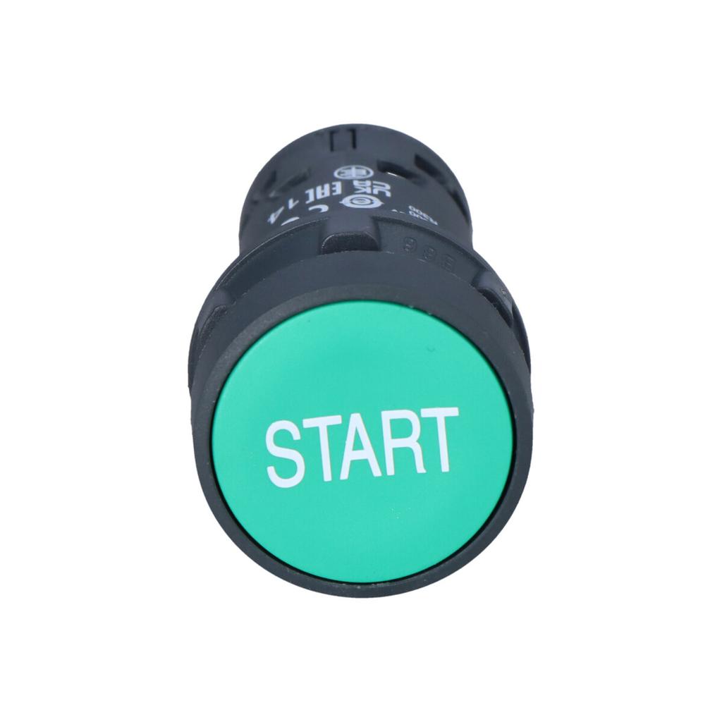 Harmony XB7 Flat Green Push Button with Automatic Return