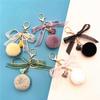 Keychain Modern Fashion Tousy Auto Key Ring Portable Simple Bag Pendant Artificial Fur Buckle Women Party Birthday Gifts